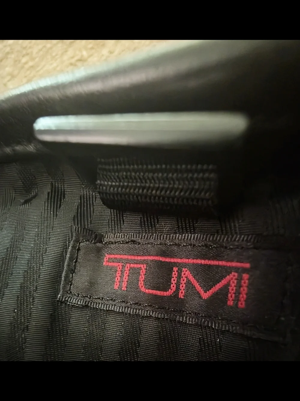 TUMI Men's Black Tote Bag